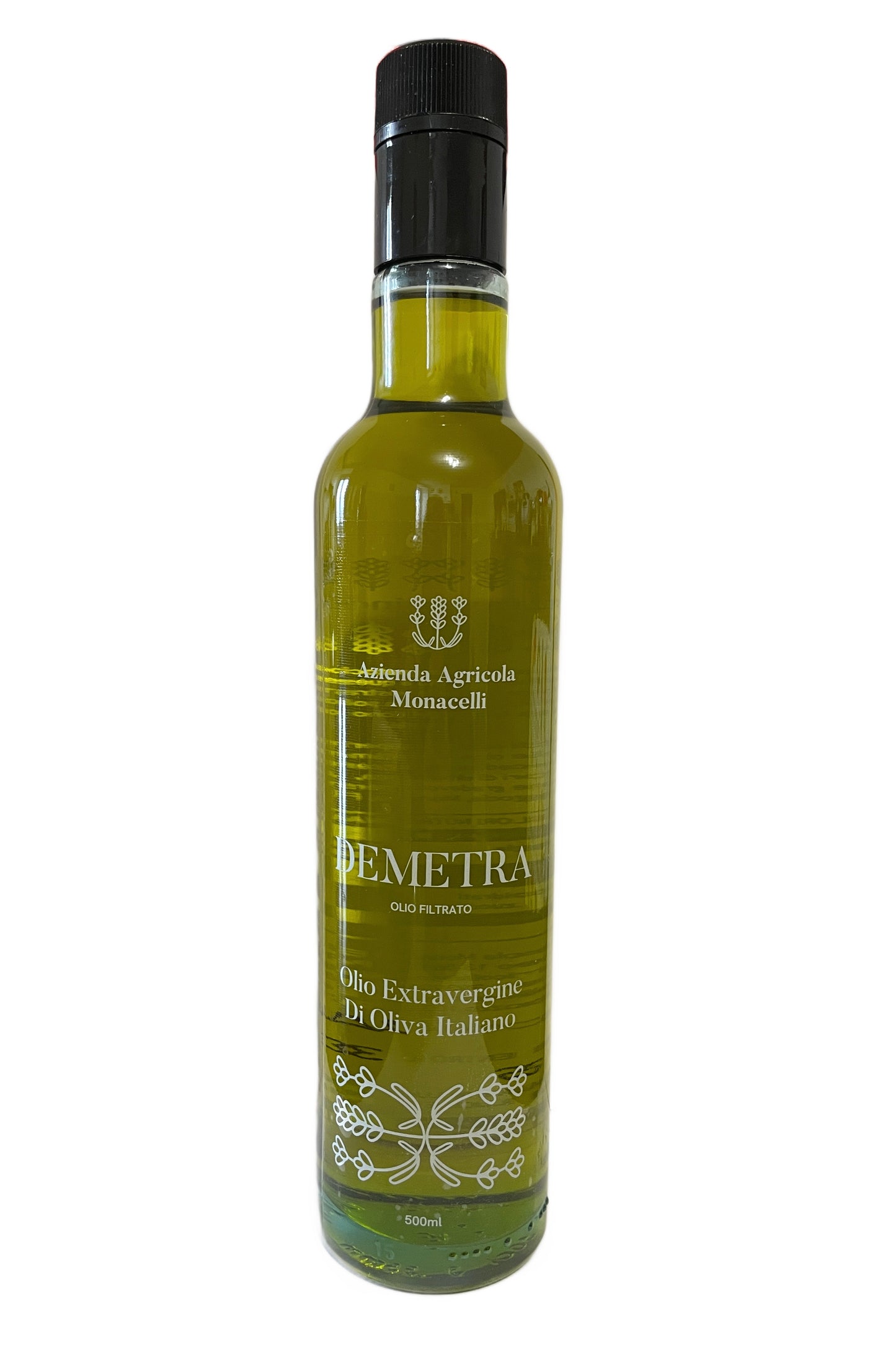 Demetra 500 ml OLIO EXTRA VERGINE DI OLIVA 100%UMBRO filtrato